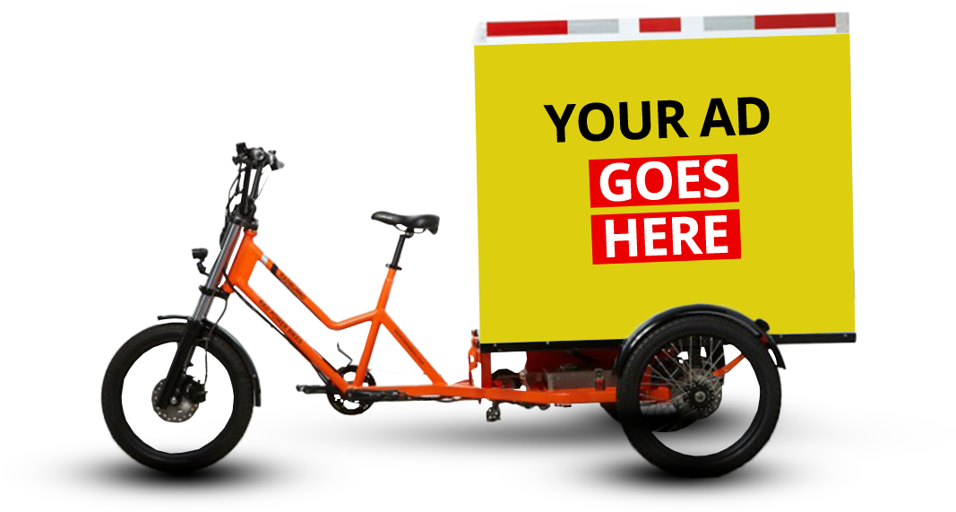 Tricycle advertisement