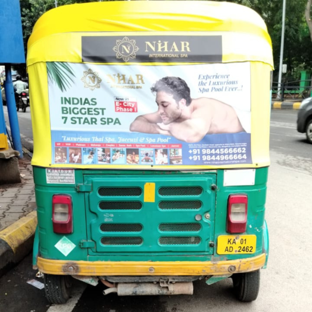 Auto Rickshaw Advertisement