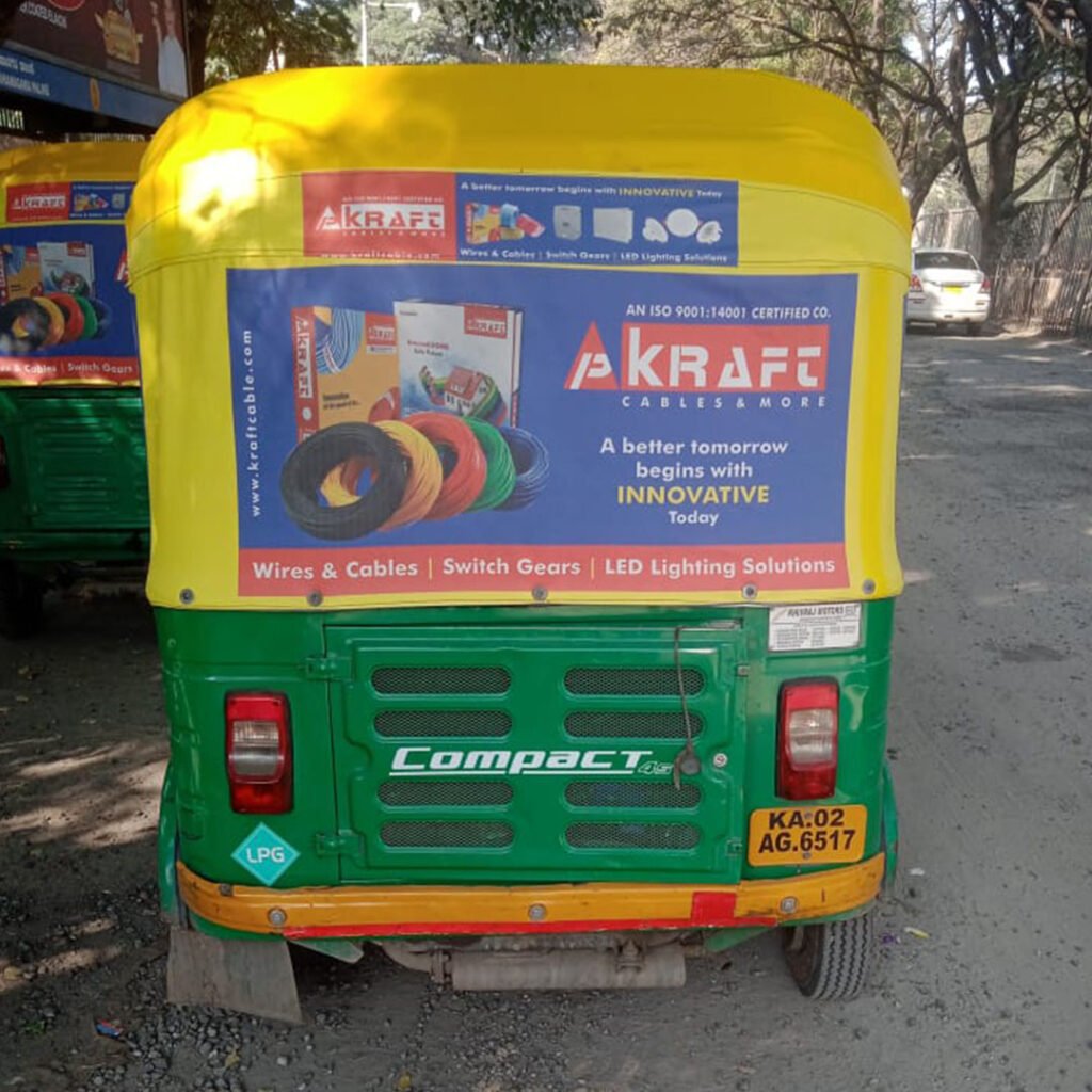 Auto Rickshaw Advertisement