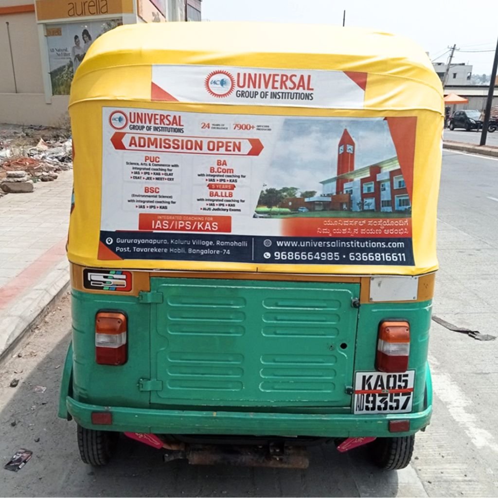 Auto Rickshaw Advertisement