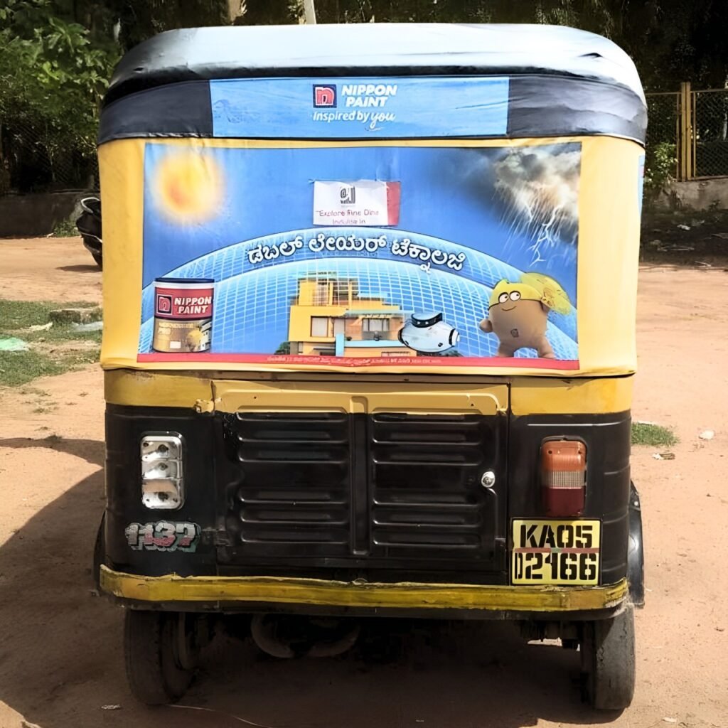 Auto Rickshaw Advertisement