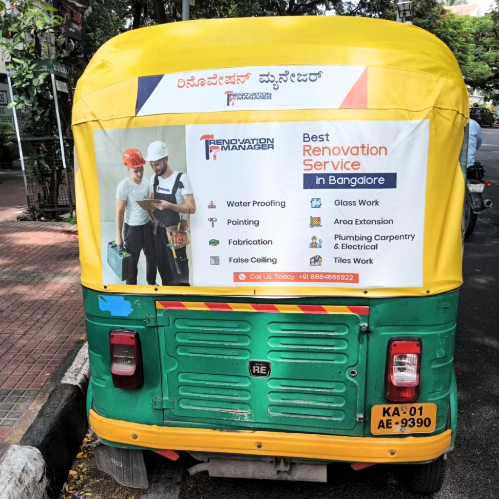 Auto Rickshaw Advertisement